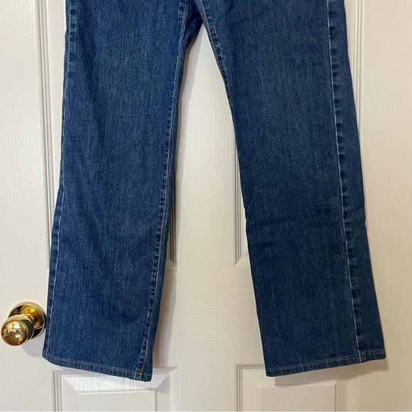 Hugo Boss Regular Fit Straight Leg Stretch Denim Jeans Medium Blue Wash - US  29 - Picture 4 of 16